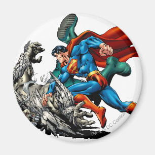 Superman Fights Monster Magnet