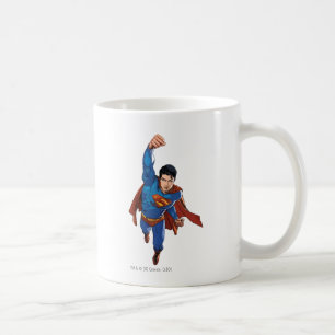 Superman Flying Forward Coffee Mug