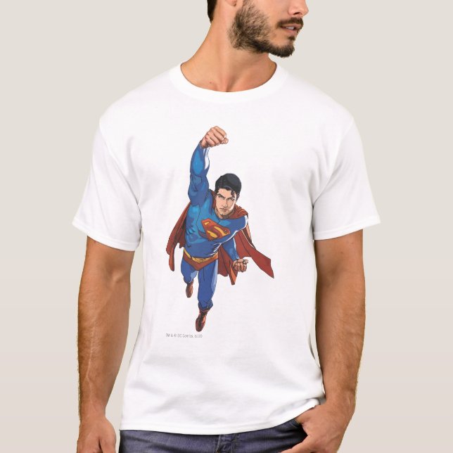 Superman Flying Forward T-Shirt (Front)