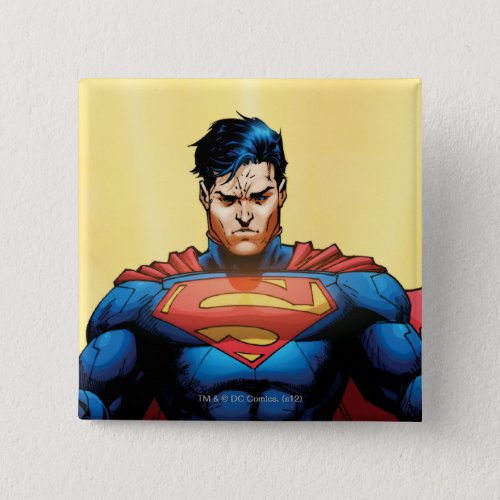 Superman Flying Pinback Button