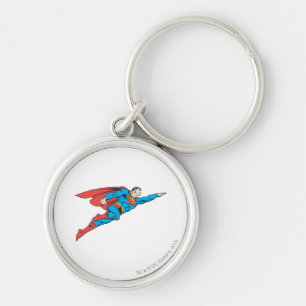Superman Flying Right Keychain