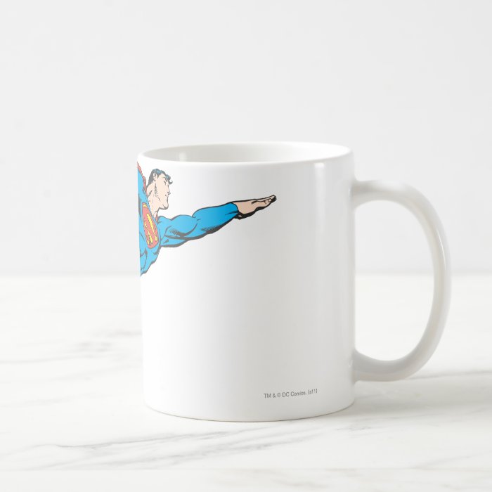 Superman Flying Right Mugs