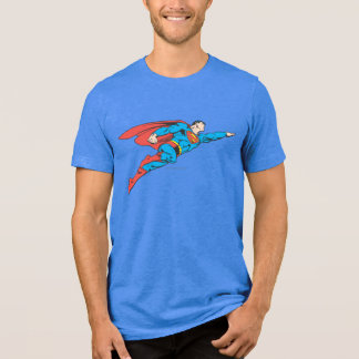 Superman Flying Right Tri-Blend Shirt