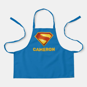 Superman Golden S Shield Brilliance Apron