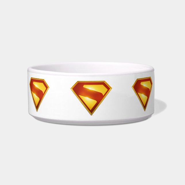 Superman Golden S Shield Brilliance Bowl (Front)