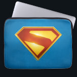 Superman Golden S Shield Brilliance Laptop Sleeve<br><div class="desc">Shine bright with the legendary symbol of hope! This stunning design features the iconic Superman “S” shield rendered in radiant gold and deep crimson, glowing with heroic intensity against a bold blue background. The sleek metallic finish and rich color gradients give this emblem a powerful, modern edge—perfect for fans who...</div>
