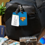 Superman Golden S Shield Brilliance Luggage Tag<br><div class="desc">Shine bright with the legendary symbol of hope! This stunning design features the iconic Superman “S” shield rendered in radiant gold and deep crimson, glowing with heroic intensity against a bold blue background. The sleek metallic finish and rich color gradients give this emblem a powerful, modern edge—perfect for fans who...</div>