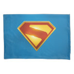 Superman Golden S Shield Brilliance Pillow Case