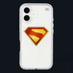 Superman Golden S Shield Brilliance iPhone 16 Case<br><div class="desc">Shine bright with the legendary symbol of hope! This stunning design features the iconic Superman “S” shield rendered in radiant gold and deep crimson, glowing with heroic intensity against a bold blue background. The sleek metallic finish and rich color gradients give this emblem a powerful, modern edge—perfect for fans who...</div>