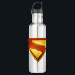 Superman Golden S Shield Brilliance Stainless Steel Water Bottle<br><div class="desc">Shine bright with the legendary symbol of hope! This stunning design features the iconic Superman “S” shield rendered in radiant gold and deep crimson, glowing with heroic intensity against a bold blue background. The sleek metallic finish and rich color gradients give this emblem a powerful, modern edge—perfect for fans who...</div>