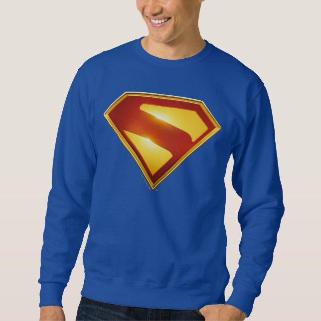 Superman Golden S Shield Brilliance Sweatshirt (Front)