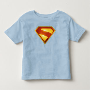 Superman Golden S Shield Brilliance Toddler T-shirt