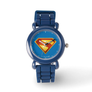 Superman Golden S Shield Brilliance Watch
