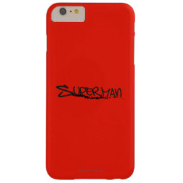 Superman | Graffiti Logo Barely There iPhone 6 Plus Case