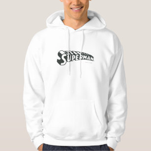 Superman Grunge Letters Logo Hoodie