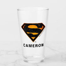 Superman | Halloween Inspired Logo Glass