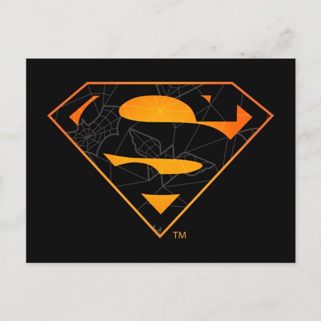 Superman | Halloween Inspired Logo Postcard (Front)