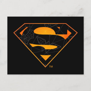 Superman Halloween Inspired Logo Postcard