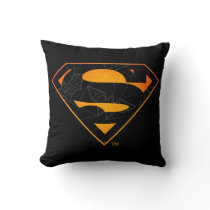 Superman | Halloween Inspired Logo Throw Pillow