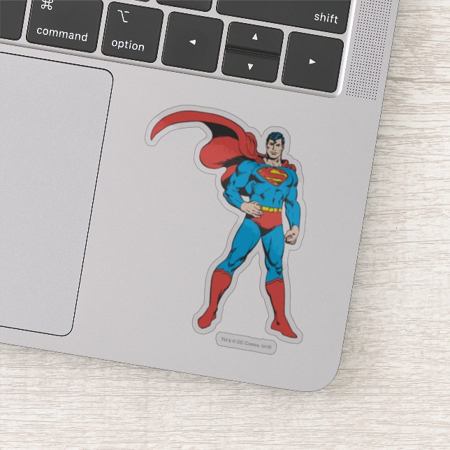 Superman Hand On Hip Sticker (Detail)