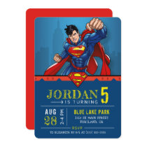 Superman | Happy Birthday Invitation