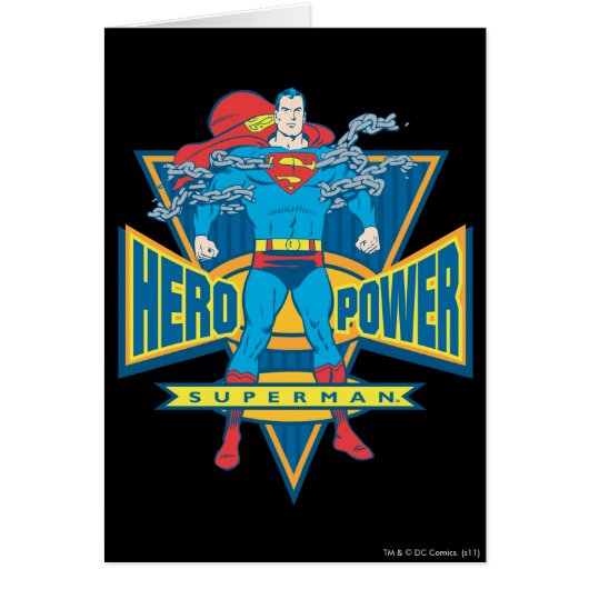 Superman - Hero Power Cards (Front)