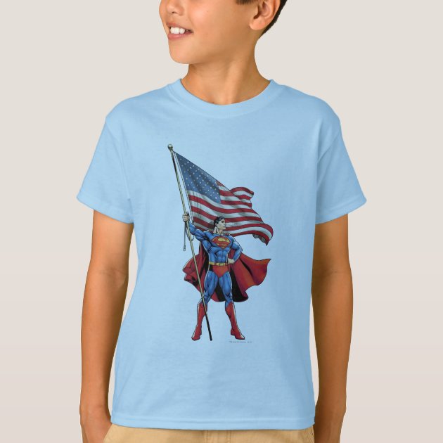 American flag shop superman shirt