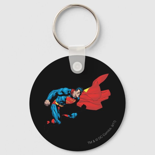Superman in Shadow 2 Keychain (Front)