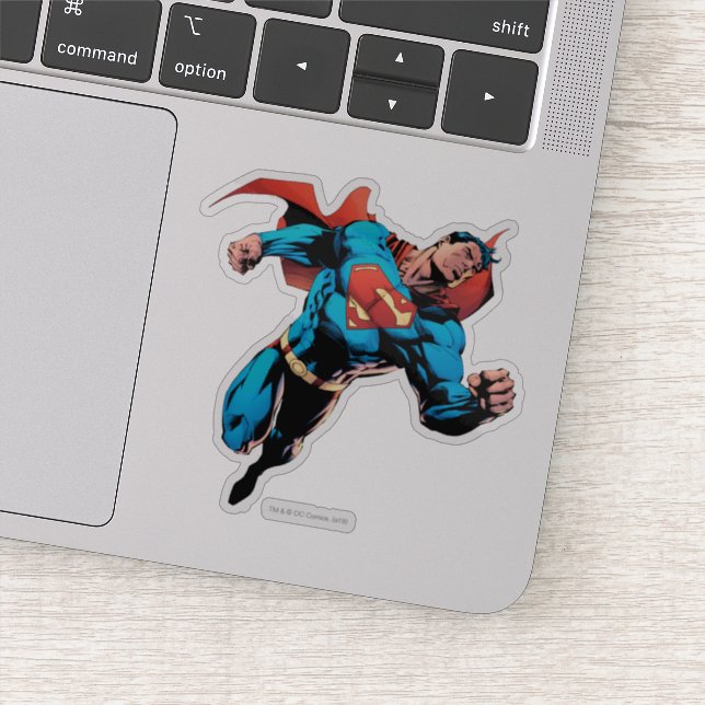Superman in suit sticker (Detail)