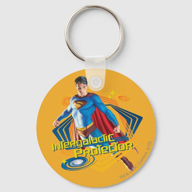 Superman Intergalactic Protector Keychain (Front)
