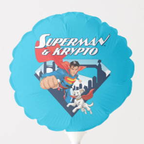 Superman & Krypto Soar Balloon
