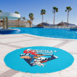 Superman & Krypto Soar Beach Towel<br><div class="desc">Get ready for double the heroics with this action-packed design featuring Superman and his super-powered pup, Krypto! Bursting out of the classic “S” shield backdrop with the Metropolis skyline behind them, this dynamic duo is all smiles (and capes) as they rocket into action. Superman leads with his iconic red and...</div>