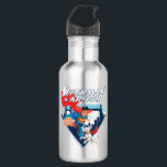 Superman & Krypto Soar Stainless Steel Water Bottle<br><div class="desc">Get ready for double the heroics with this action-packed design featuring Superman and his super-powered pup, Krypto! Bursting out of the classic “S” shield backdrop with the Metropolis skyline behind them, this dynamic duo is all smiles (and capes) as they rocket into action. Superman leads with his iconic red and...</div>