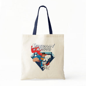 Superman & Krypto Soar Tote Bag