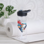 Superman & Krypto Soar Water Bottle<br><div class="desc">Get ready for double the heroics with this action-packed design featuring Superman and his super-powered pup, Krypto! Bursting out of the classic “S” shield backdrop with the Metropolis skyline behind them, this dynamic duo is all smiles (and capes) as they rocket into action. Superman leads with his iconic red and...</div>