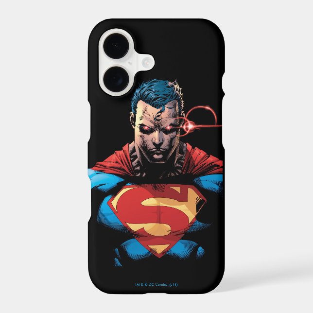 Superman - Laser Vision Iphone Case (Back)