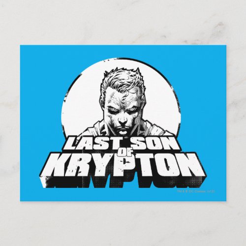 Superman Last Son of Krypton Postcard