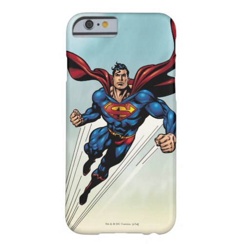 Superman leaps upward barely there iPhone 6 case