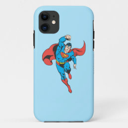 Superman Left Fist Raised iPhone 11 Case