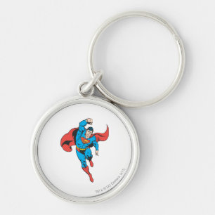 Superman Left Fist Raised Keychain