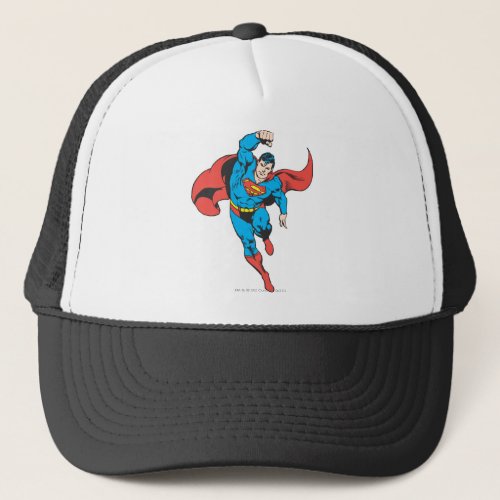 Superman Left Fist Raised Trucker Hat