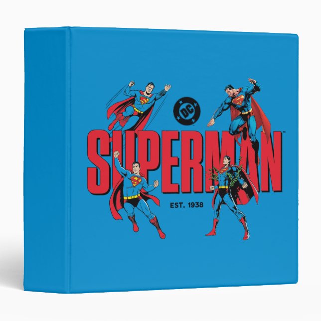 Superman Legends Forever Graphic 3 Ring Binder (Front/Spine)