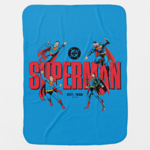 Superman Legends Forever Graphic Baby Blanket