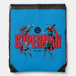 Superman Legends Forever Graphic Drawstring Bag