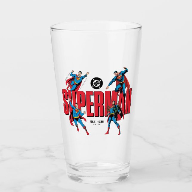 Superman Legends Forever Graphic Glass (Front)