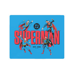 Superman Legends Forever Graphic Metal Print
