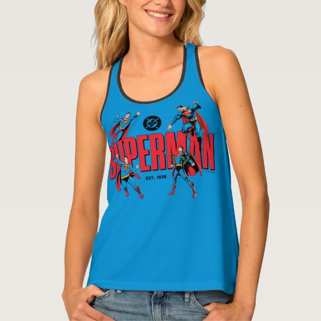 Superman Legends Forever Graphic Tank Top (Front)