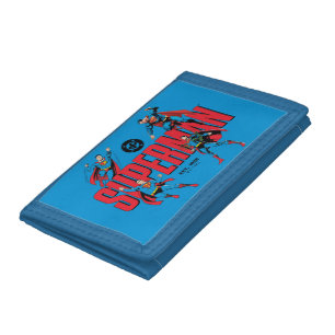 Superman Legends Forever Graphic Tri-fold Wallet