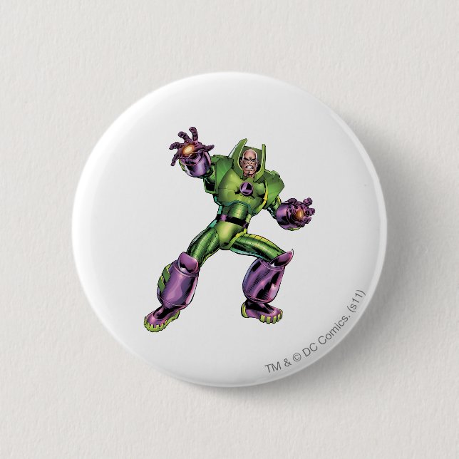 Superman Lex Luthor Pinback Button (Front)