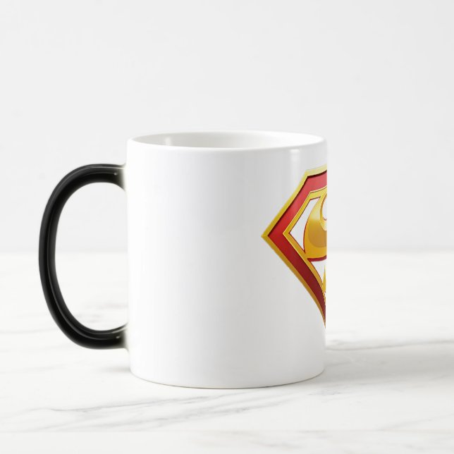 Superman logo color morph mug  (Left)